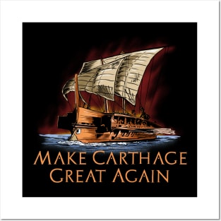 Ancient Carthaginian Trireme - Classical History - Punic War Posters and Art